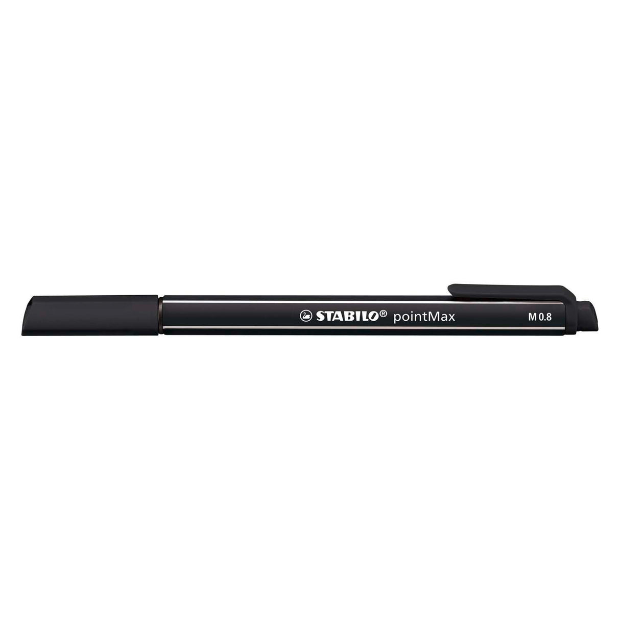 Stabilo pointmax - feutre fin à pointe dure - noir (488 46)