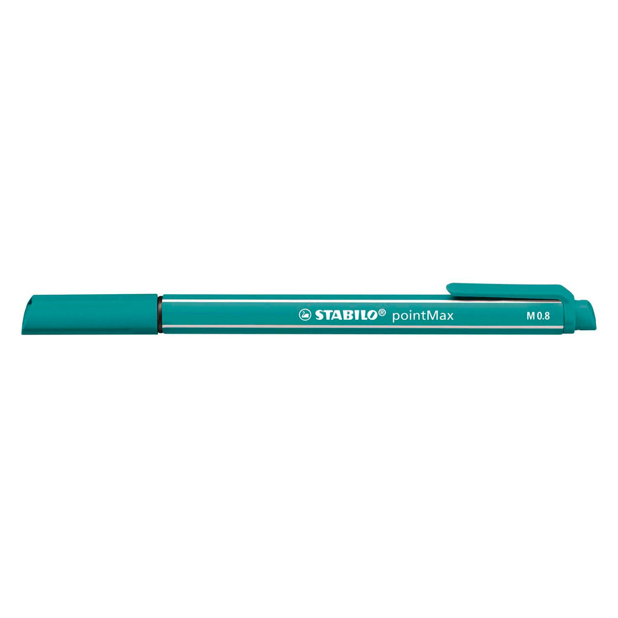 Stabilo pointmax - feutre fin à pointe rigide 0,8 mm - turquoise