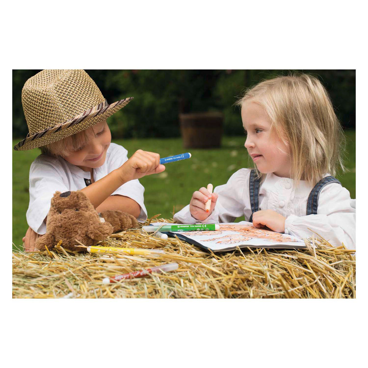 Stabilo trio jumbo - viltstift - set avec 12 pièces