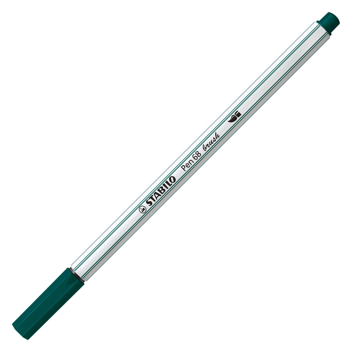 Stabilo pen 68 pinceau - feutre - vert turquoise (53)