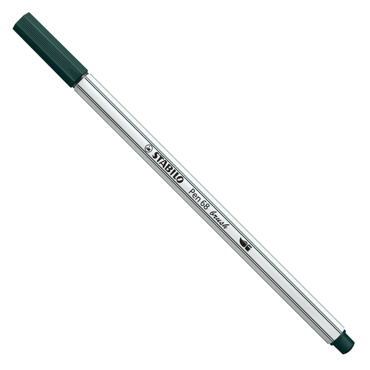 Stabilo pen 68 pinceau - feutre - vert terre (63)