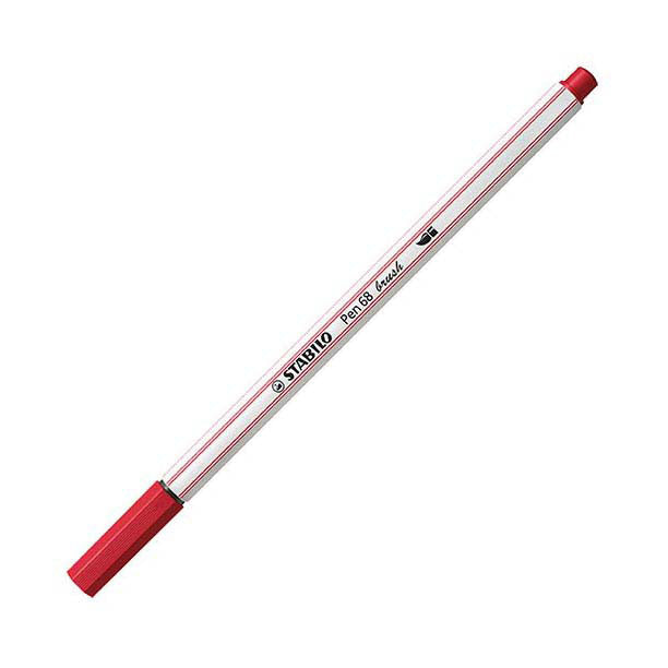 Stabilo pen 68 pinceau - feutre - rouge foncé (50)