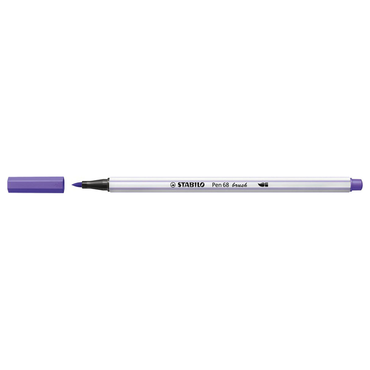 Stabilo pen 68 pinceau - feutre - violet (55)
