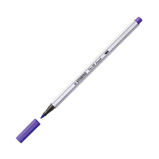 Stabilo pen 68 pinceau - feutre - violet (55)