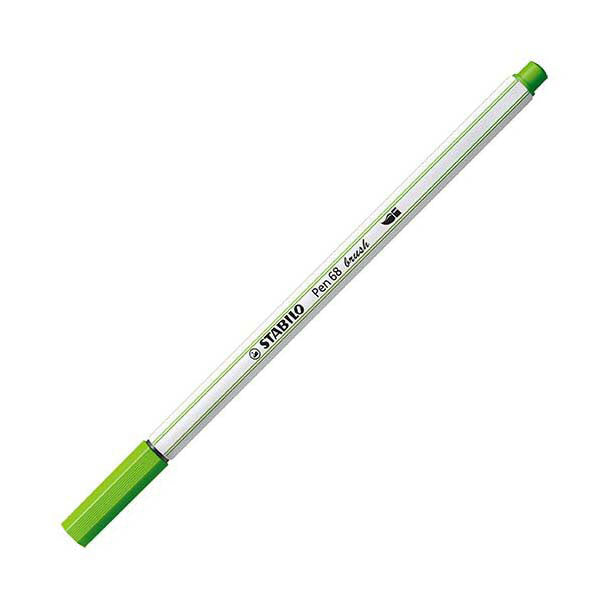 Stabilo pen 68 pinceau - feutre - vert feuille (43)