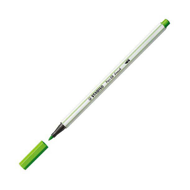 Stabilo pen 68 pinceau - feutre - vert feuille (43)