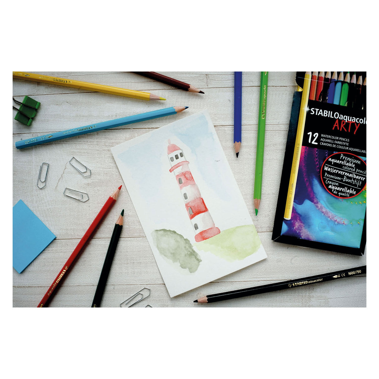 Trousse Stabilo aquacolor de 24 pièces