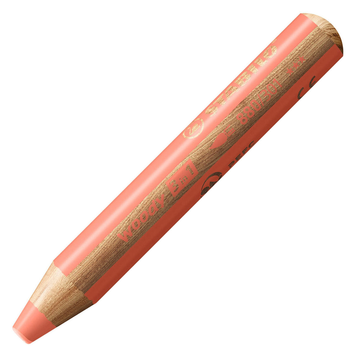 Stabilo Woody 3 en 1 - crayons de couleur aux multiples talents - set 18 pcs. + taille-crayon