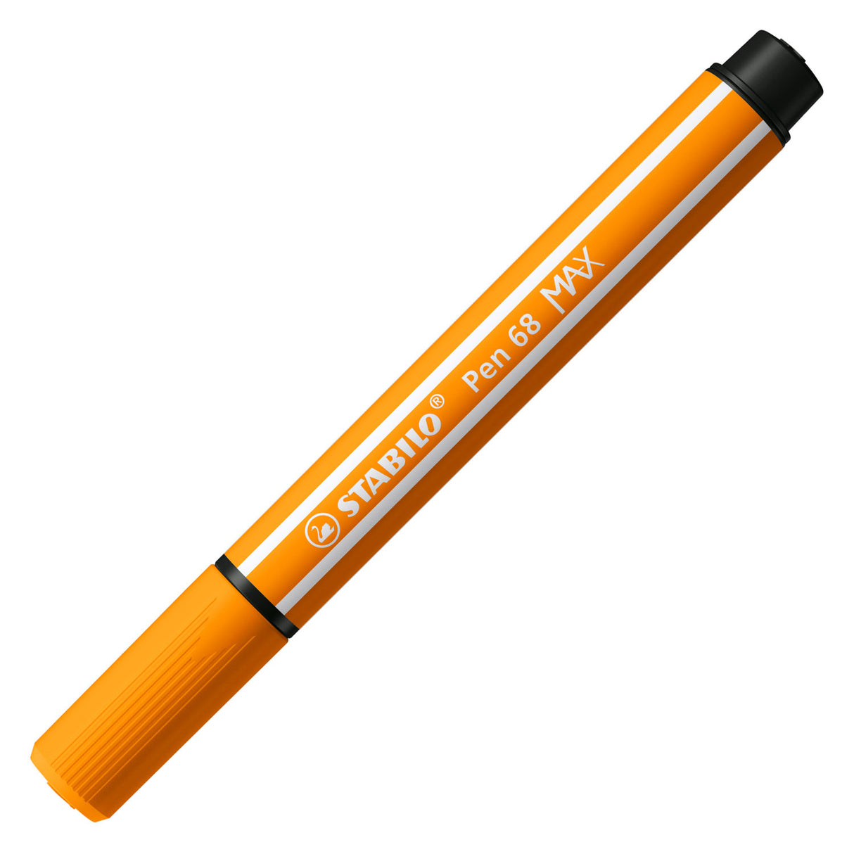 Stabilo pen 68 max - feutre à pointe biseautée épaisse - orange