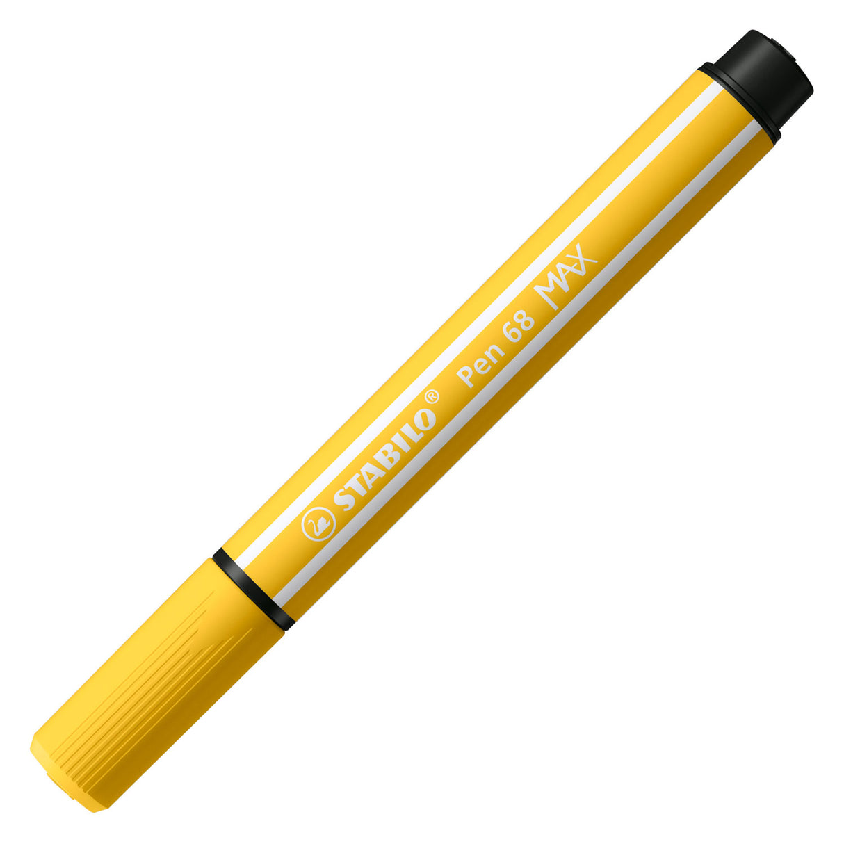 Stabilo pen 68 max arty - feutre à pointe biseautée épaisse - lot de 6 pièces