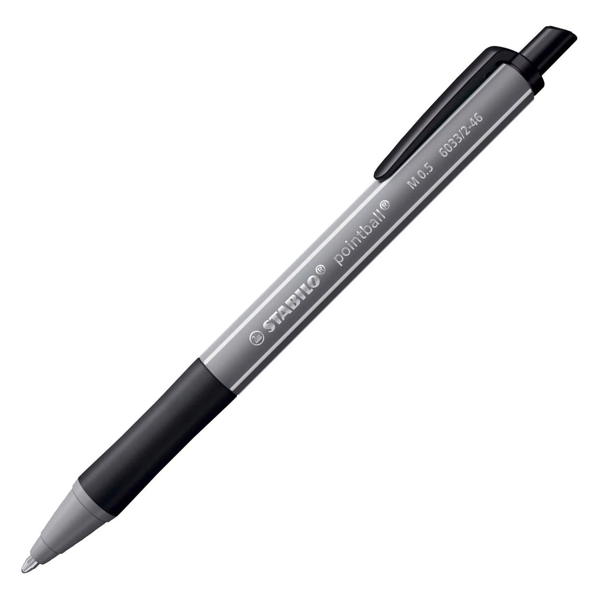 Stylo à bille coloré Stabilo pointball - noir