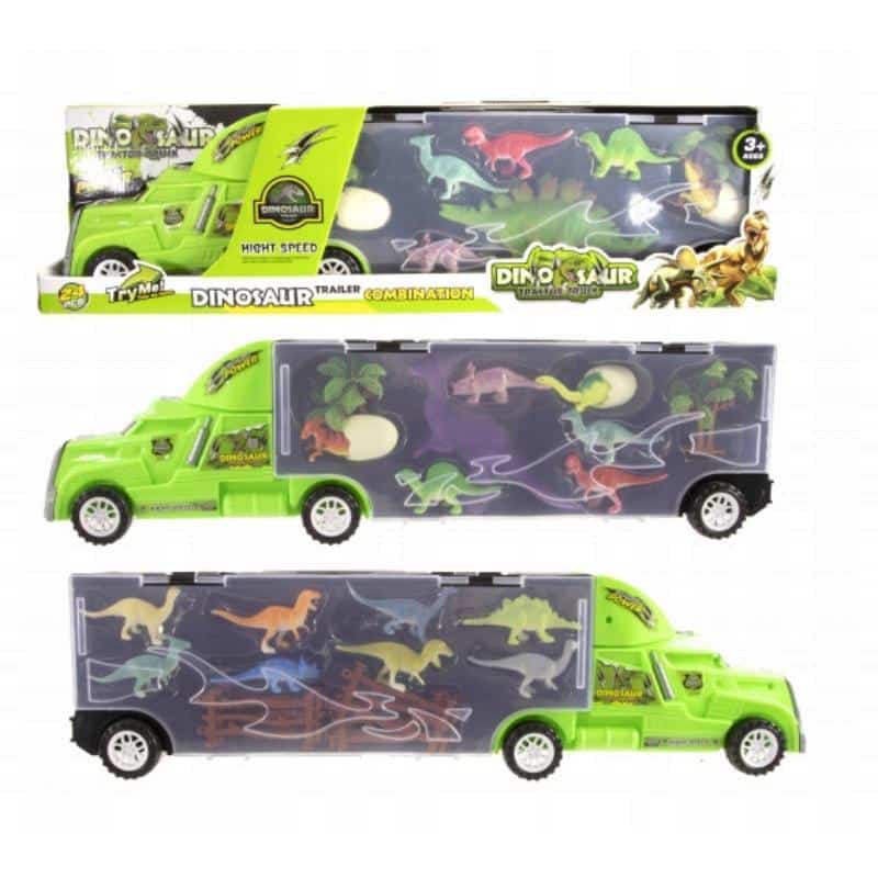 Camion dinosaure Jonotoys 24 pièces, 47 cm de long