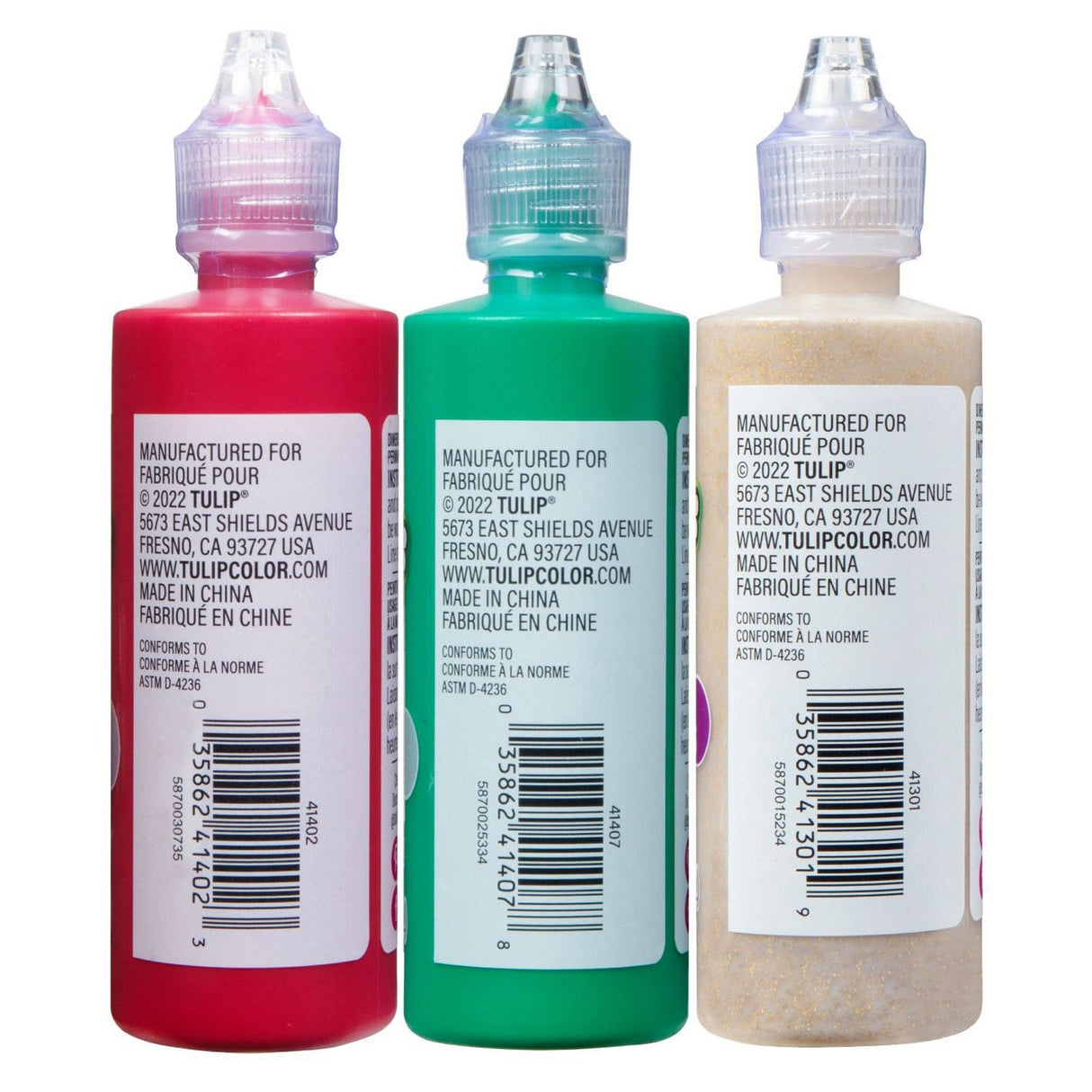 Tulip • kit de peinture dimensionnelle multi pack de Noël 118 ml