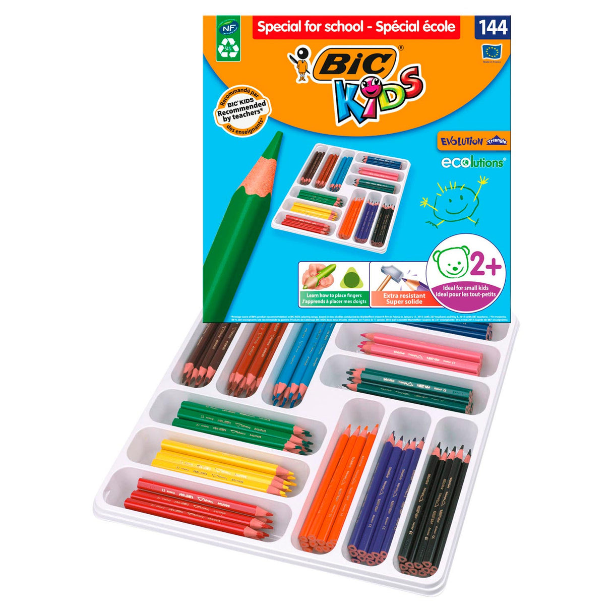 Bic https : www.cchobby.nl -eco-evolution-colored-pencils-refill-5-mm-various-colors-12-piece-1-box