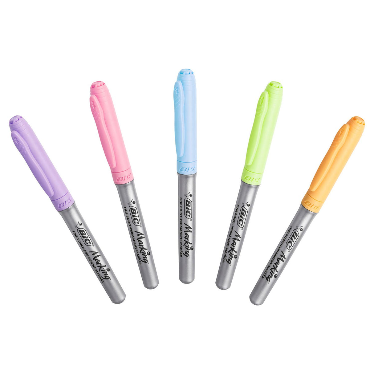 BIC INTENSITY FEET -TIP PENS PASTEL PERMANENT, 5e.