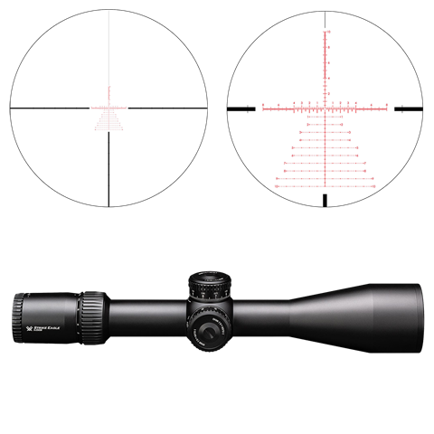 Lunette de visée Vortex Strike Eagle 5-25x56 ffp, ebr-7c (mrad)