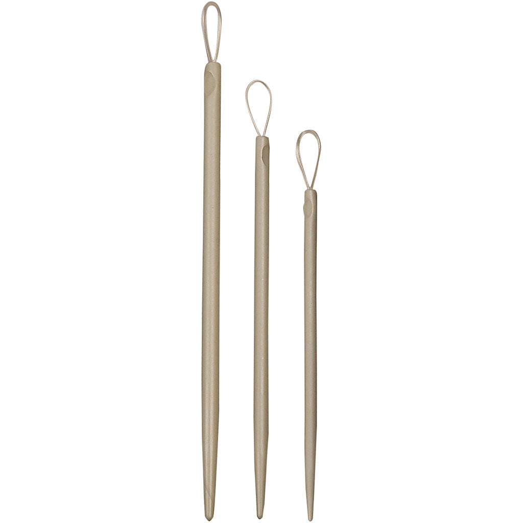 Aiguille à fil Creativ company, l: 6+7+8,5 cm, 3 pièces 1 boîte