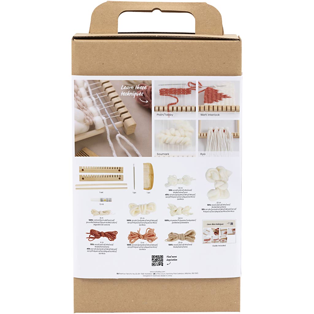Entreprise créative découvrez le kit de tissage