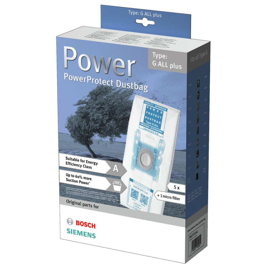 Bosch Siemens SIEMENS BBZ51FGALL Sac d'aspirateur Type G PowerProtect Sac à poussière