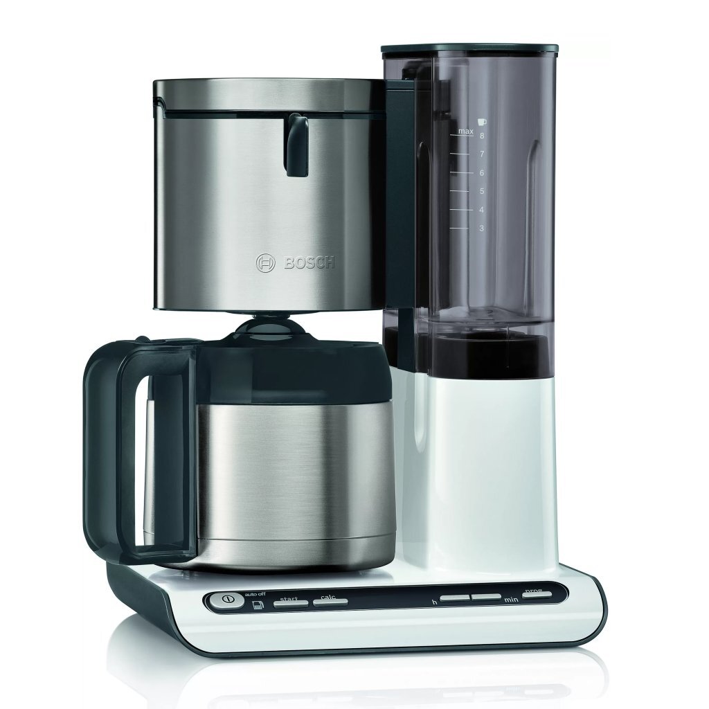 Bosch tka8a681 styline machine à café acier inoxydable blanc