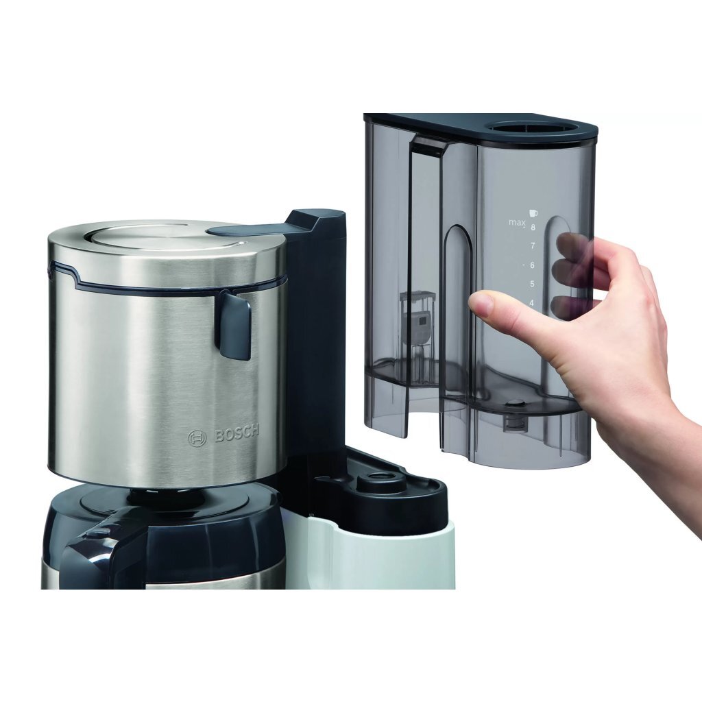 Bosch tka8a681 styline machine à café acier inoxydable blanc
