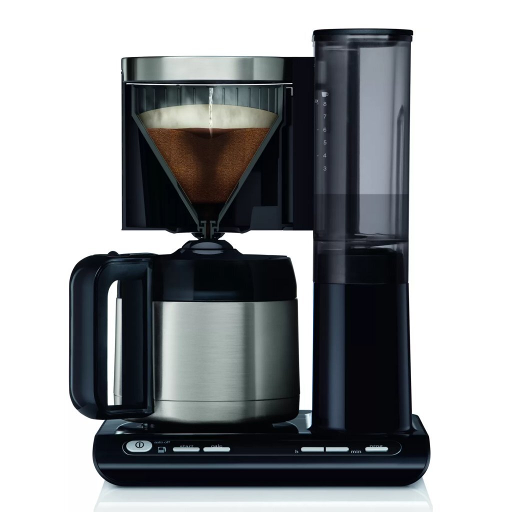 Bosch tka8a683 cafetière styline + thermos acier inoxydable noir