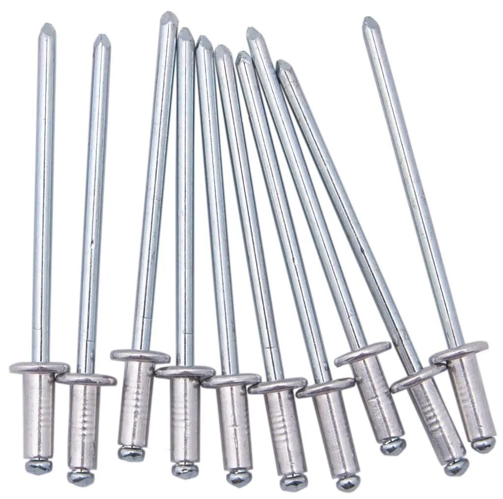 Rivet aveugle Dresselhaus rivets aveugles 3,0 x 8,0 mm acier aluminium, tête plate