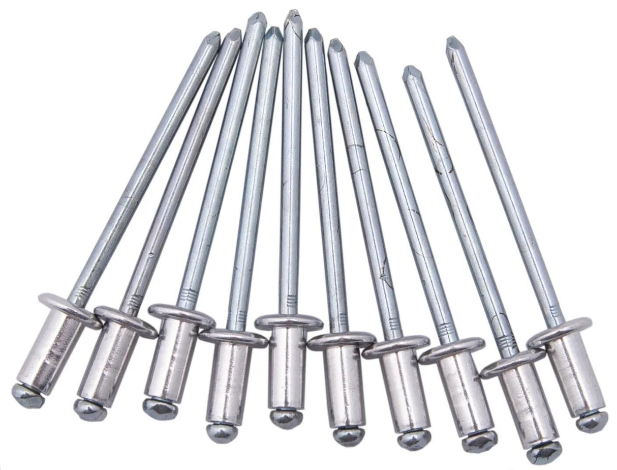 Rivet aveugle Dresselhaus rivets aveugles 4,0 x 8,0 mm acier aluminium, tête plate