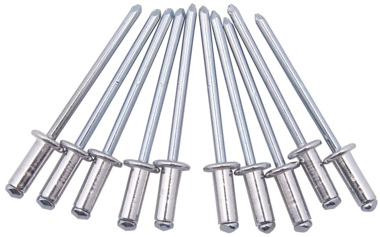 Rivet aveugle Dresselhaus rivets aveugles 4,0 x 10,0 mm acier aluminium, tête plate