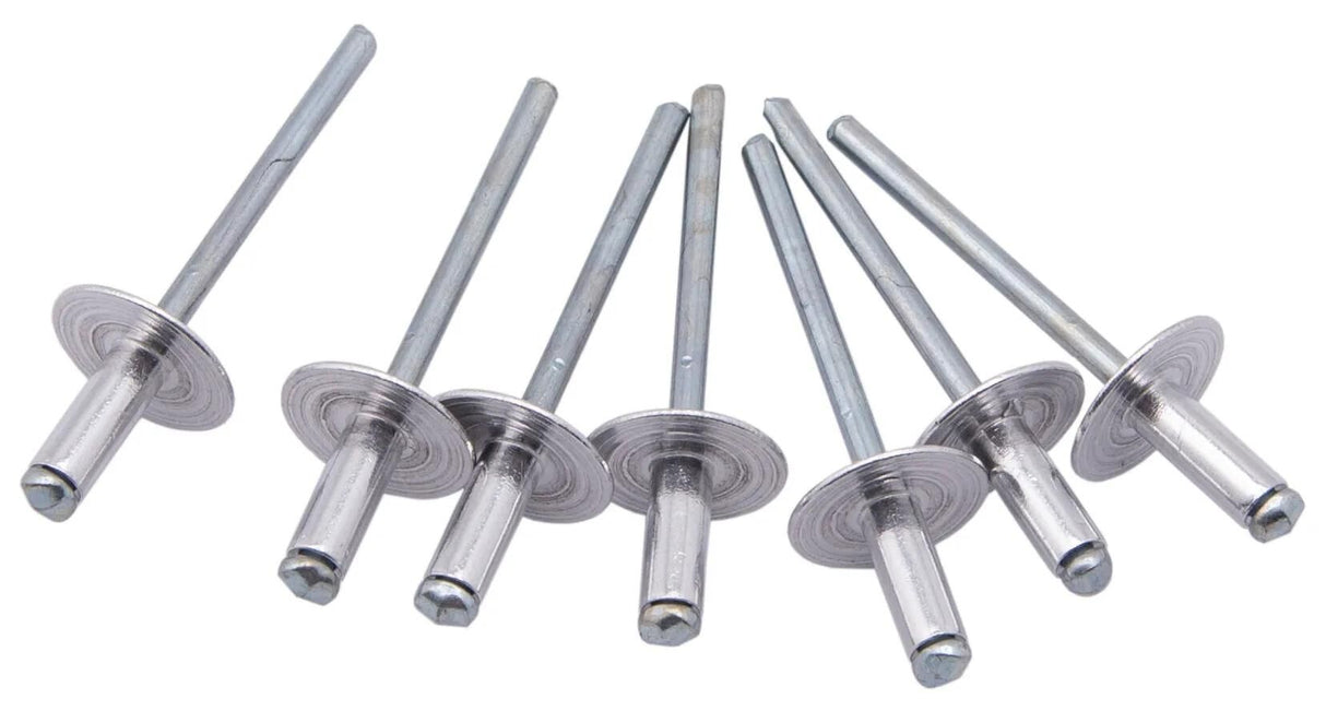 Rivet aveugle Dresselhaus rivets aveugles 4,8 x 12,0 mm acier aluminium, tête plate