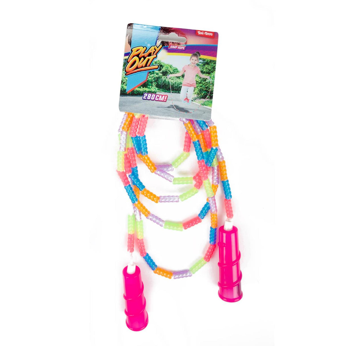 Toi-toys toi toys joue à la corde à sauter avec des perles colorées 280cm