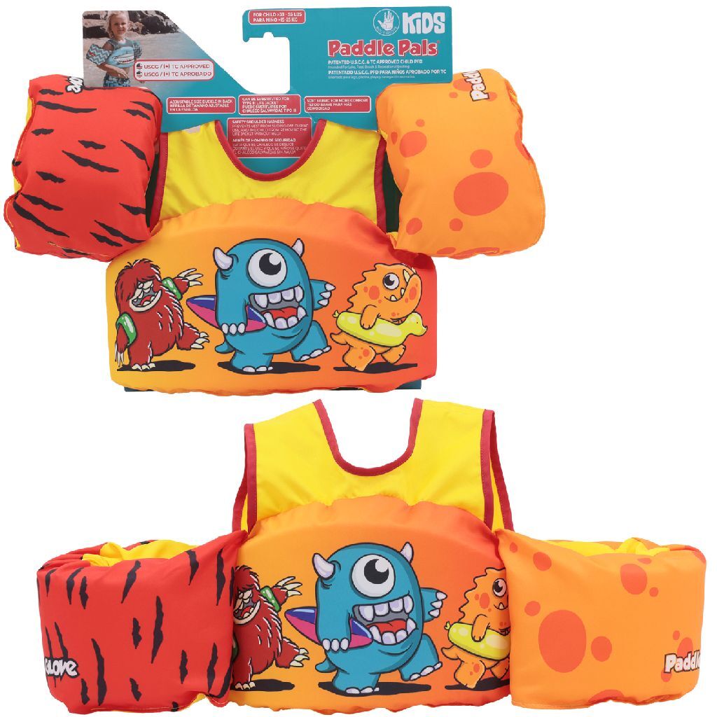 Échantillons de gilets de sauvetage Paddle Pal, 3-6 ans