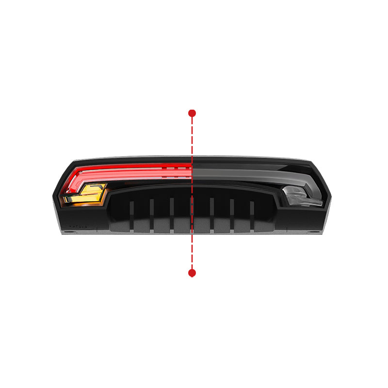 Feu arrière laser Meilan avec télécommande USB x5