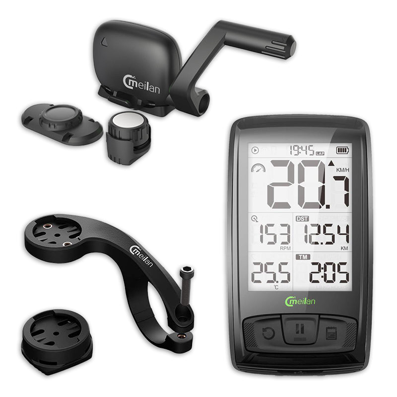 Meilan Bicycle Computer Speed Cadans M4 Blade
