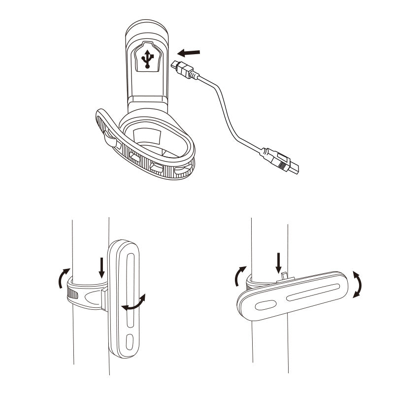 Capsule USB de lumière arrière xl