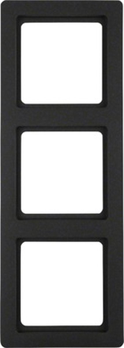 Berker q1 cadre de couverture 3 fois anthracite