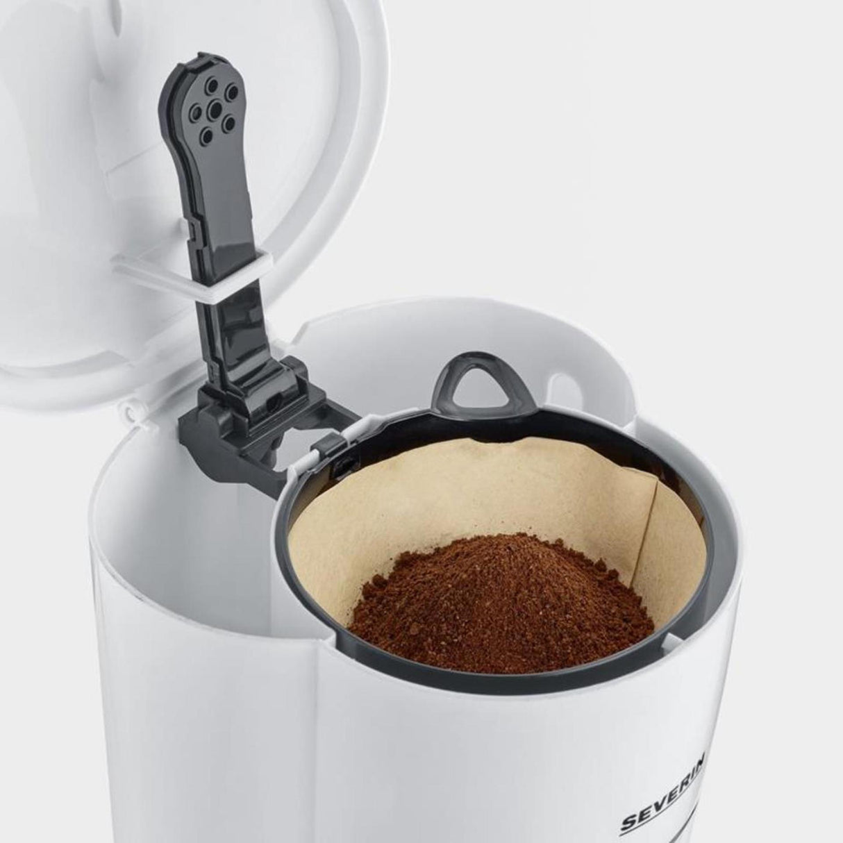 Cafetière Severin 10 tasses 900w blanche