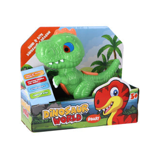 Dino avec lumière, son et fonction talk back