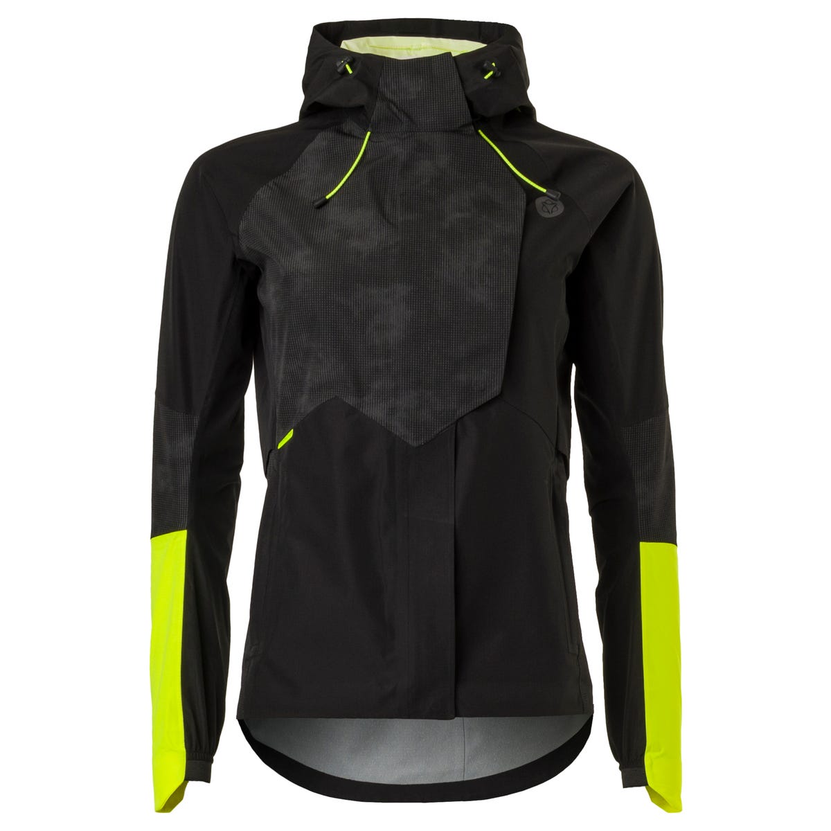 Puch tech regenjas commuter dames hi-vis reflectie hi vis black