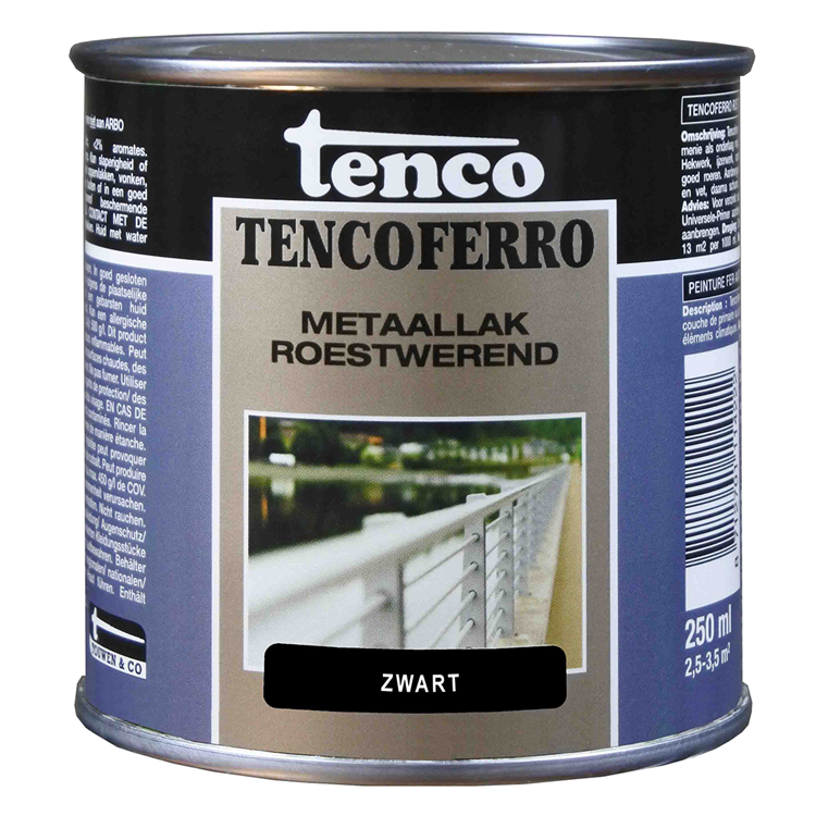 Tenco 1034302 - ferro 407 zwart 0,25l | 4 stuks