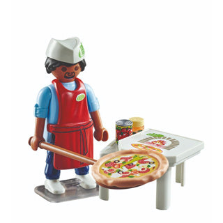 Playmobil spécial plus 71161 pâtissier à pizza | 2 pièces