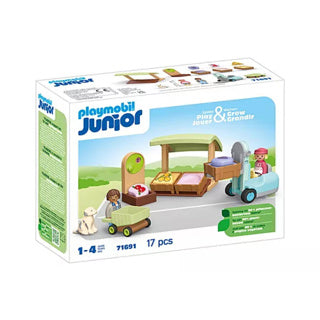 Playmobil 71691 chariot élévateur pour étal de marché bio junior