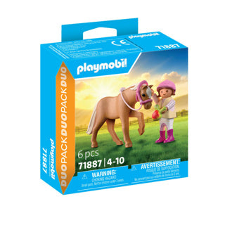Playmobil 71887 fille avec poney