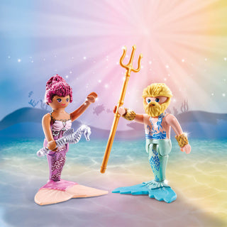 Playmobil 71799 sirène et triton | 2 pièces