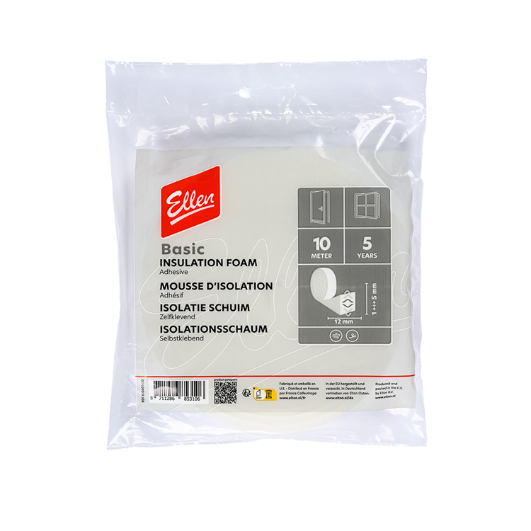 Ellen Draft Tape Mousse - 12x6 mm - 10m