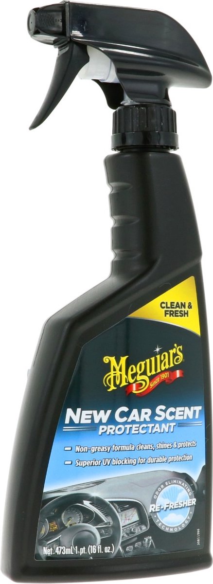 Meguiar's nouveau protecteur de parfum de voiture - nettoyage intérieur de voiture - nettoyage tableau de bord - 473 ml
