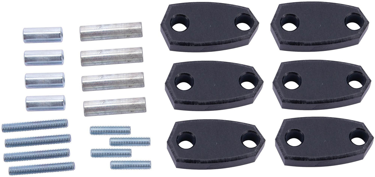Éléments de distance d'extension de miroir Spec-x verkl spgl noir