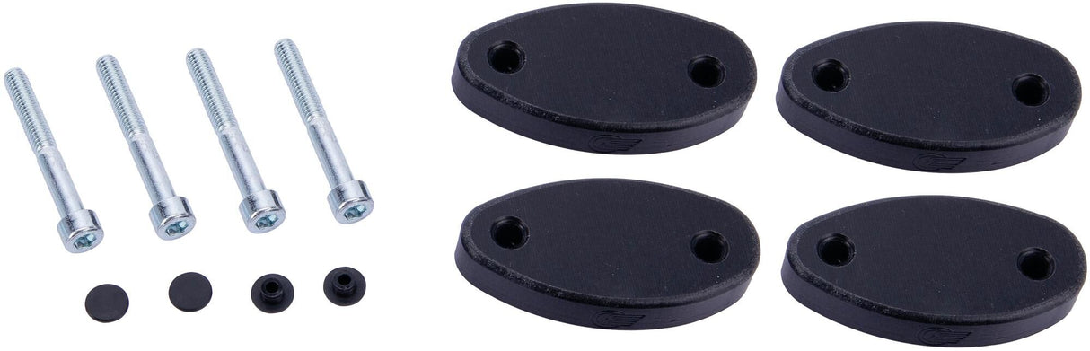 Éléments de distance d'extension de miroir Spec-x verkl spgl noir