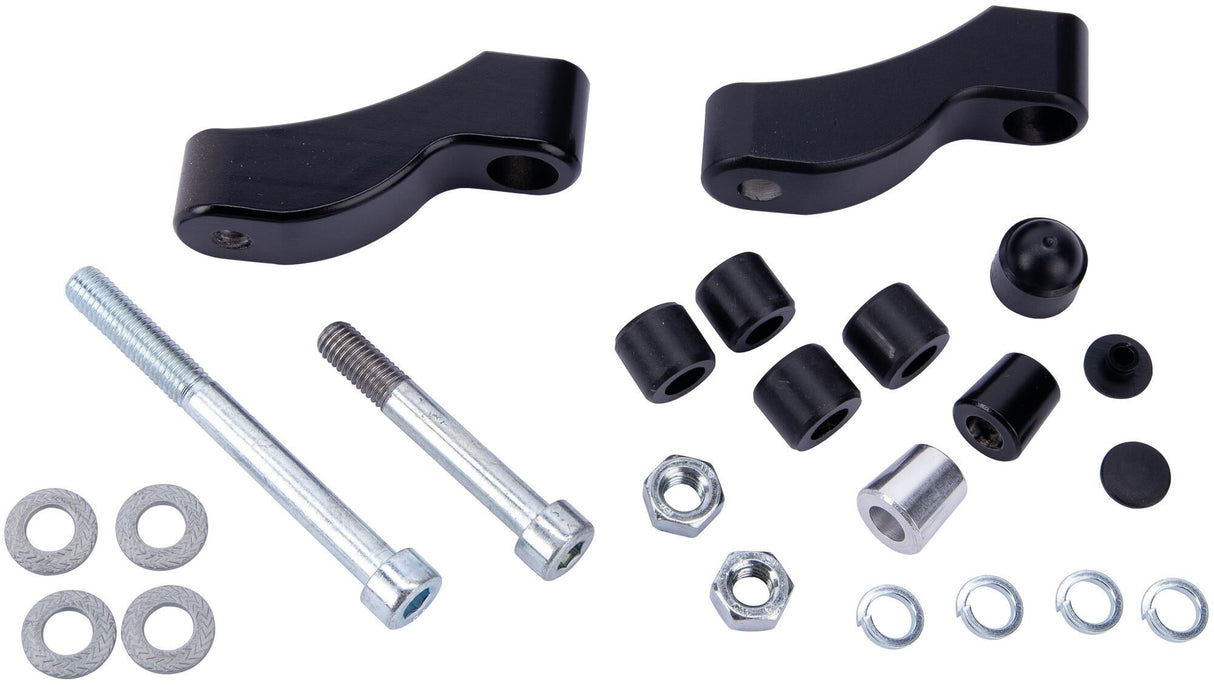 Spec-x adaptateur d'extension de rétroviseur guidon spgl sp noir
