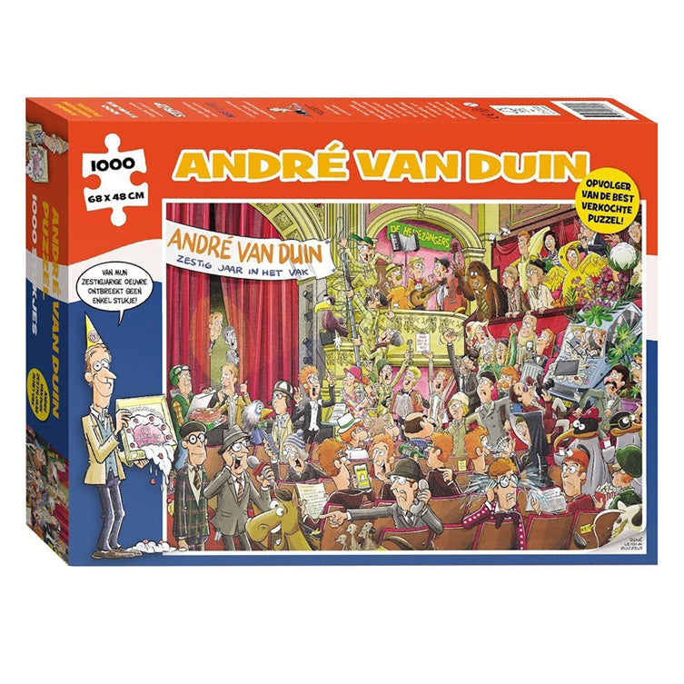 Puzzle André van Duin - 60 ans d'activité, 1000 mcx.